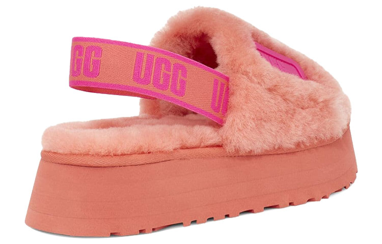 Shop (Women) UGG Disco Slide Thick Sole Slipper Pink 1112258-VCRL