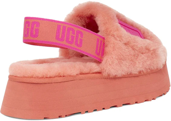 (Women) UGG Disco Slide Thick Sole Slipper Pink 1112258-VCRL Shop (Women) UGG Disco Slide Thick Sole Slipper Pink 1112258-VCRL