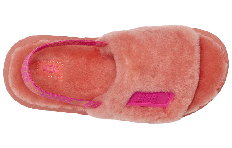 Purchase (Women) UGG Disco Slide Thick Sole Slipper Pink 1112258-VCRL