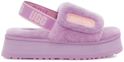 Order UGG 迪斯可滑鞋 厚底拖鞋 女式 馬鞭草色