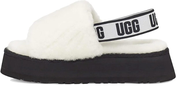 (W) UGG 디스코 슬라이드 厚底 슬리퍼 (화이트) 1112258-WHT Buy (W) UGG 디스코 슬라이드 厚底 슬리퍼 (화이트) 1112258-WHT