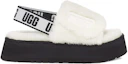 Order (W) UGG Disco 厚底拖鞋 白色款 1112258-WHT