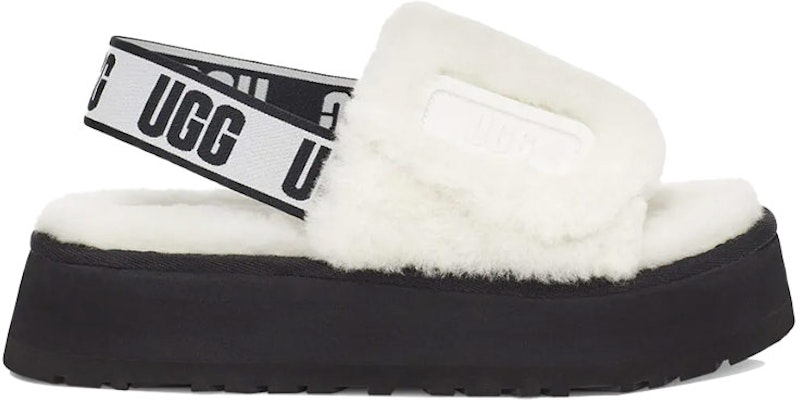 (W) UGG Disco Slide Zapatillas de Suela Gruesa Blancas 1112258-WHT Order (W) UGG Disco Slide Zapatillas de Suela Gruesa Blancas 1112258-WHT