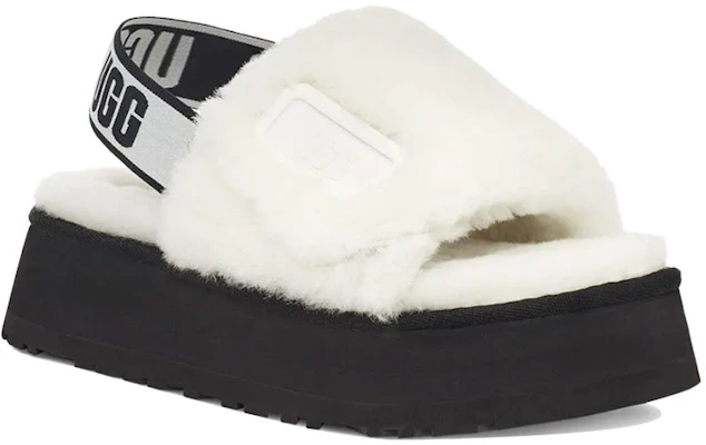 (W) UGG Disco 厚底拖鞋 白色款 1112258-WHT Lookbook (W) UGG Disco 厚底拖鞋 白色款 1112258-WHT