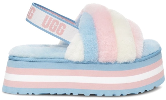 (W) UGG Disco Stripe Slide 'Biru Merah Jambu' 1120875-PSCMB Order (W) UGG Disco Stripe Slide 'Biru Merah Jambu' 1120875-PSCMB