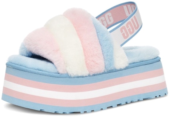(W) UGG Disco Stripe Slide 'Biru Merah Jambu' 1120875-PSCMB Lookbook (W) UGG Disco Stripe Slide 'Biru Merah Jambu' 1120875-PSCMB