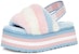 (W) UGG Disco Stripe Slide 'Biru Merah Jambu' 1120875-PSCMB