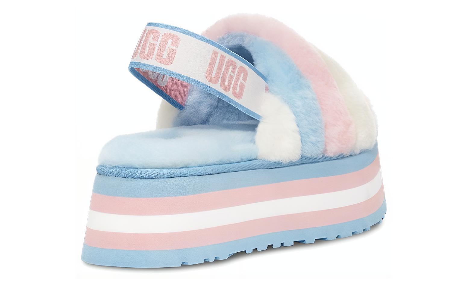 Purchase (Women) UGG Disco Stripe Slide 'Blue Pink' 1120875-PSCMB