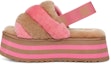 Buy (W) UGG Disco Stripe Slide 'Pink' - Selipar Wanita Bergaya Merah Jambu 1120875-CPRC