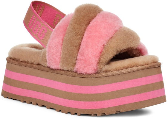 (W) UGG Disco Stripe Slide 'Pink' - Selipar Wanita Bergaya Merah Jambu 1120875-CPRC Lookbook (W) UGG Disco Stripe Slide 'Pink' - Selipar Wanita Bergaya Merah Jambu 1120875-CPRC