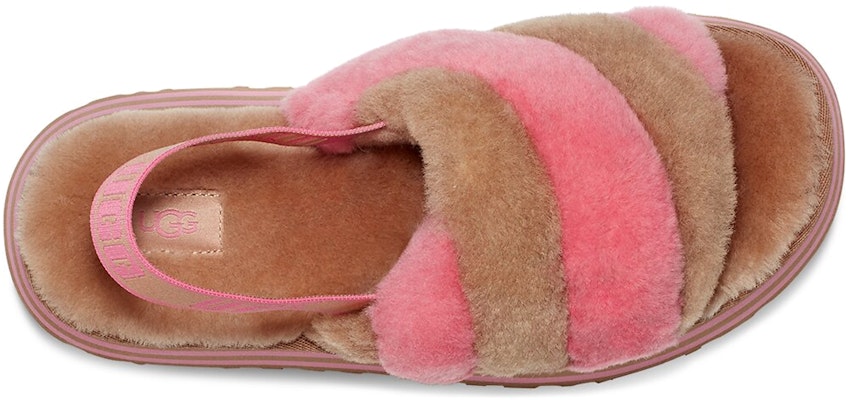 (W) UGG Disco Stripe Slide 'Pink' - Selipar Wanita Bergaya Merah Jambu 1120875-CPRC Shop (W) UGG Disco Stripe Slide 'Pink' - Selipar Wanita Bergaya Merah Jambu 1120875-CPRC