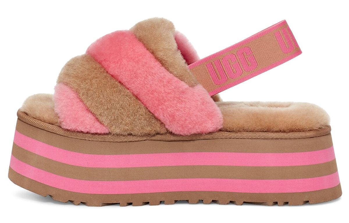 (Women) UGG Disco Stripe Slide 'Pink' 1120875-CPRC
