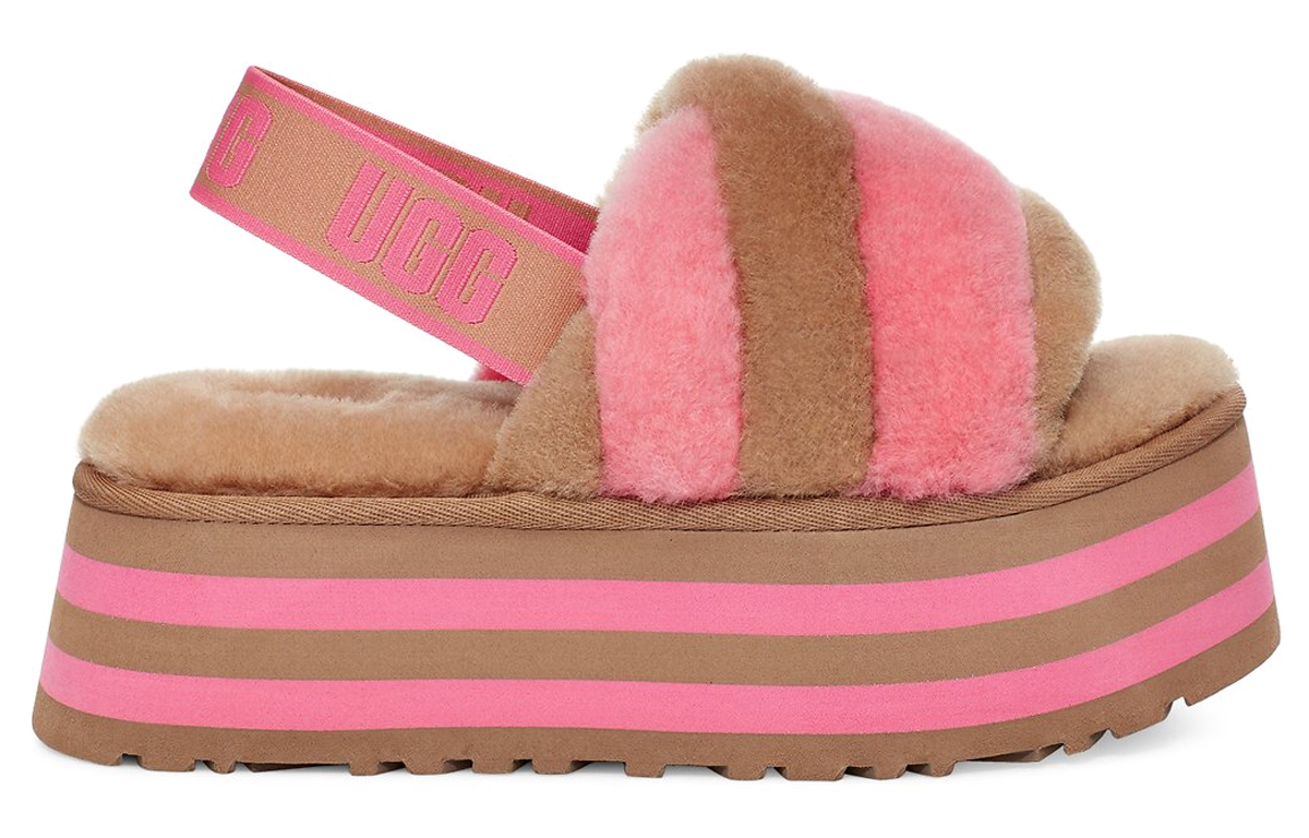 Order (W) UGG Disco Stripe Slide ''Rose'' 1120875-CPRC
