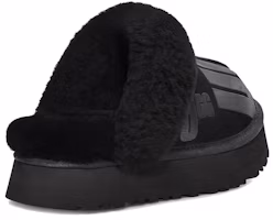 Lookbook UGG Disquette 絨面 舒適休閒 時尚棉拖 女款 黑色