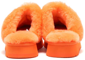 Purchase UGG Disquette Chopd 羊皮毛一體 舒適保暖 時尚涼拖 女款 橙色