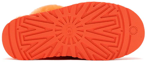 Details for UGG Disquette Chopd 羊皮毛一體 舒適保暖 時尚涼拖 女款 橙色