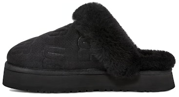 (Women) UGG Disquette Felted Slipper 'Black' 1143986-BLK (Women) UGG Disquette Felted Slipper 'Black' 1143986-BLK