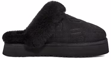 Order UGG 絨面 圓頭套腳 包頭拖鞋 女款 黑色