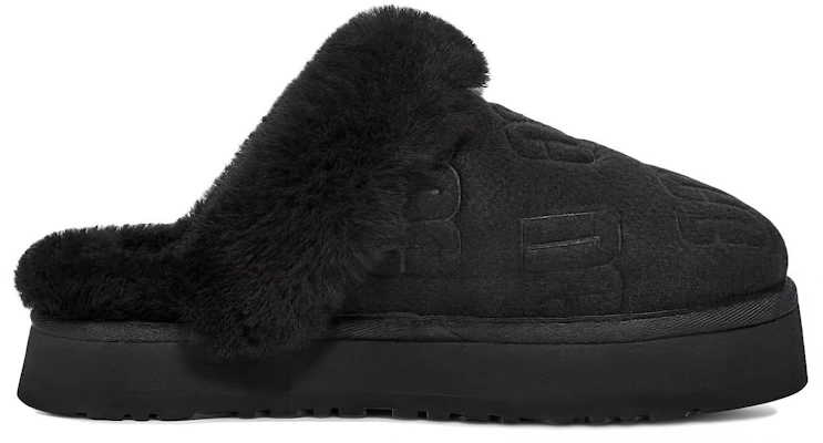 (Women) UGG Disquette Felted Slipper 'Black' 1143986-BLK Order (Women) UGG Disquette Felted Slipper 'Black' 1143986-BLK