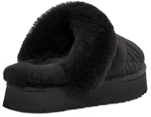 (Women) UGG Disquette Felted Slipper 'Black' 1143986-BLK Shop (Women) UGG Disquette Felted Slipper 'Black' 1143986-BLK