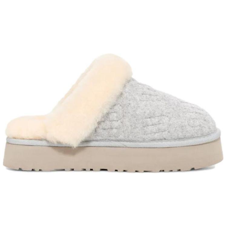 Order (W) Sandal UGG Disquette Felted 'Abu-abu' 1143986-GREY