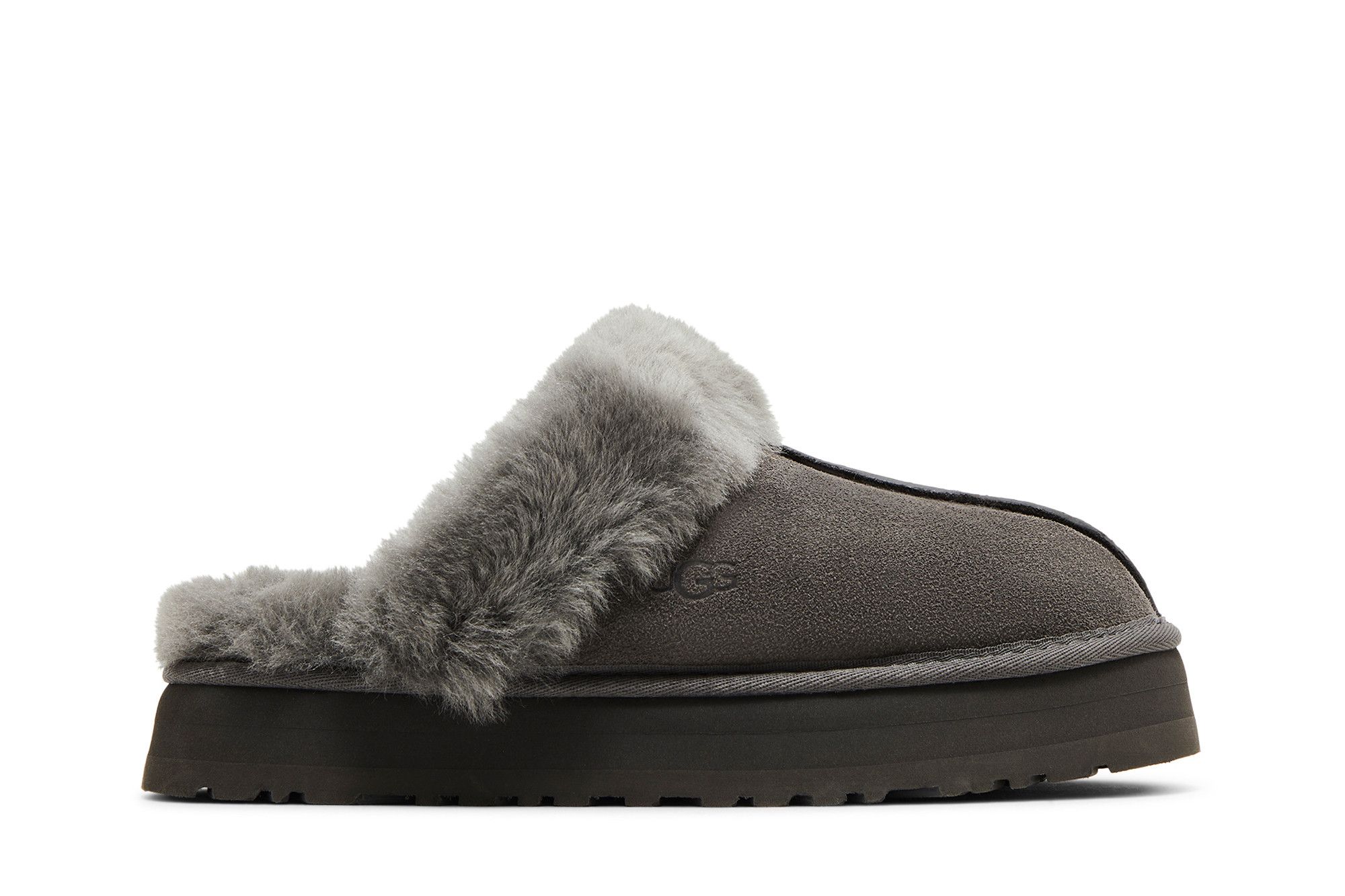 (Women) UGG Disquette Slipper Charcoal 1122550-CHRC