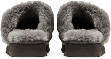 (W) Pantuflas UGG Disquette Charcoal Mujer 1122550-CHRC Details for (W) Pantuflas UGG Disquette Charcoal Mujer 1122550-CHRC