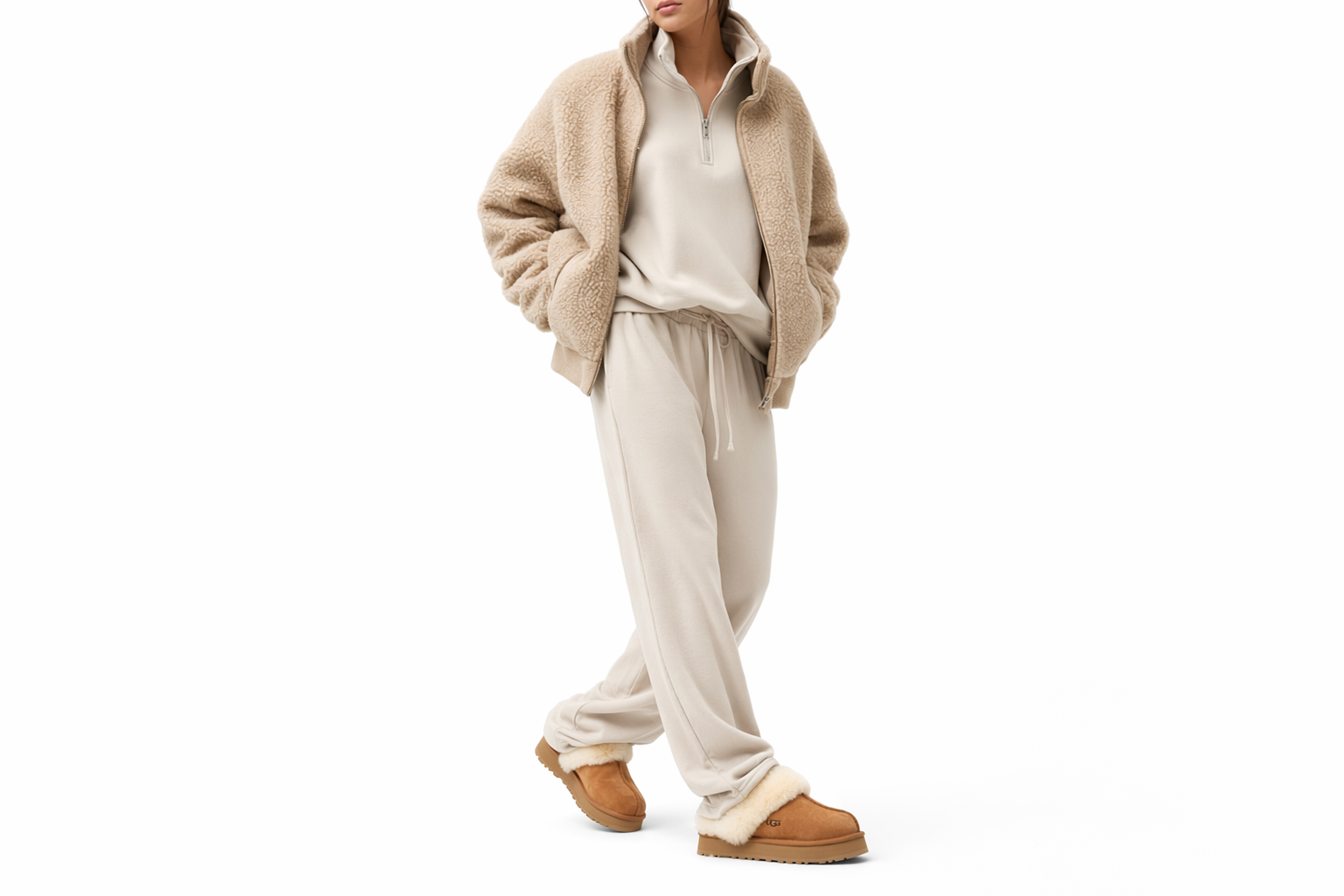 Order (W) UGG Selipar Disquette Chestnut 1122550-CHE