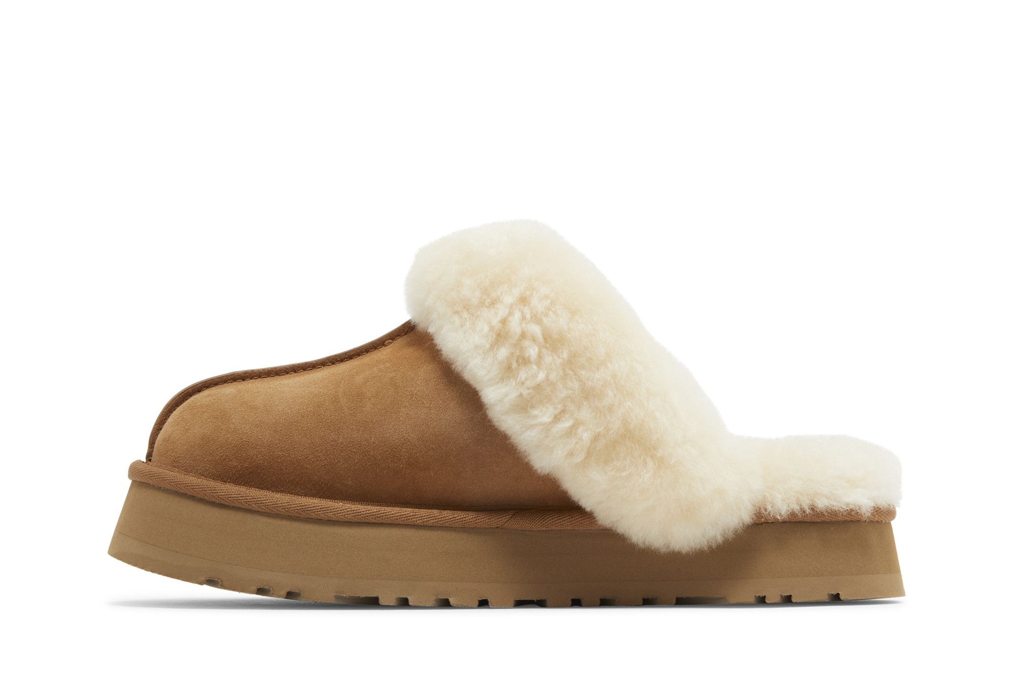 Shop (W) UGG Selipar Disquette Chestnut 1122550-CHE