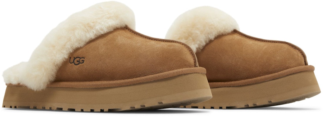 (W) UGG Selipar Disquette Chestnut 1122550-CHE 1