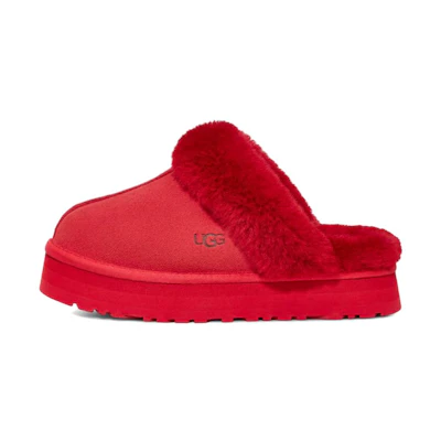 (W) UGG Disquette Slipper Samba Red