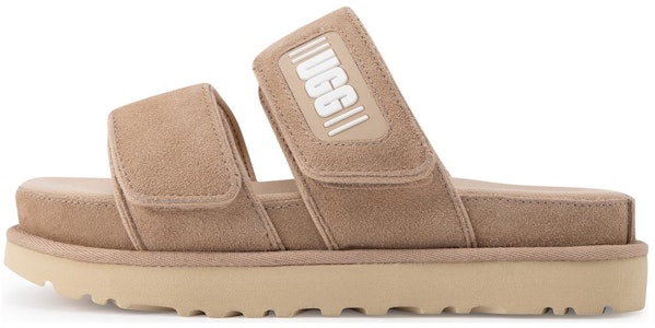 (W) UGG 双层牛皮舒适厚底时尚拖鞋 '浅棕色' 1129210-DRI Buy (W) UGG 双层牛皮舒适厚底时尚拖鞋 '浅棕色' 1129210-DRI