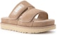 (W) UGG Selipar Fesyen Kulit Lembu Tebal Selesa 'Light Tan' 1129210-DRI