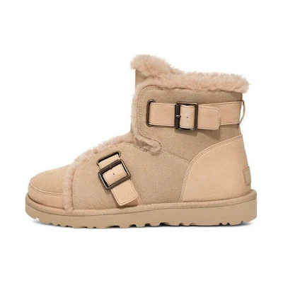 (W) UGG Dune Mini Buckle Boot 'Sawdust'