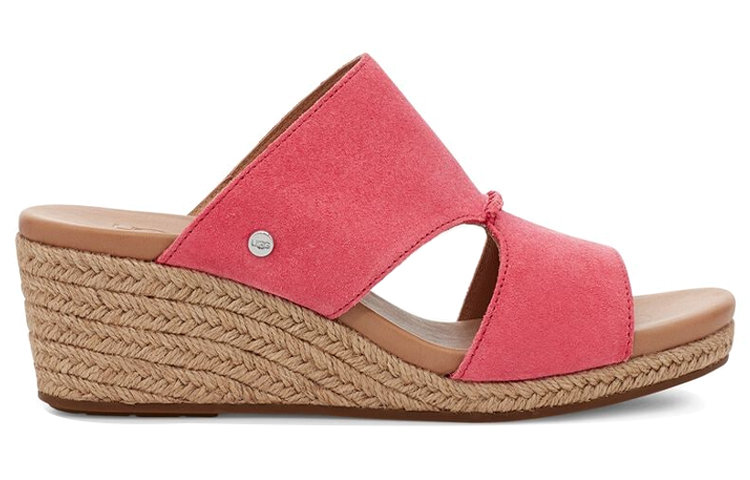 Order (W) UGG 아이린 핑크 웨지 슬리퍼 (UGG Airene Pink Wedge Slipper) 1120036-DUS
