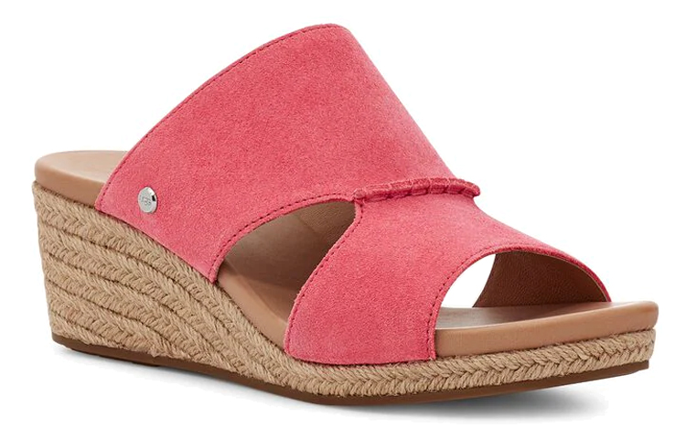 Lookbook (W) UGG 아이린 핑크 웨지 슬리퍼 (UGG Airene Pink Wedge Slipper) 1120036-DUS