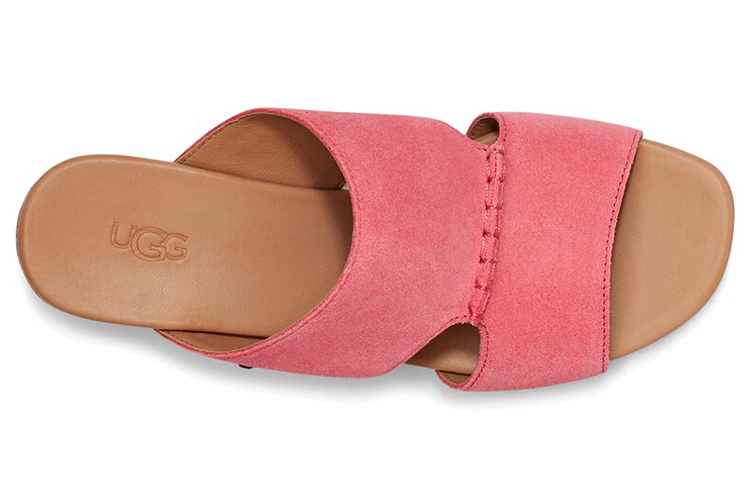 Shop (W) UGG 아이린 핑크 웨지 슬리퍼 (UGG Airene Pink Wedge Slipper) 1120036-DUS