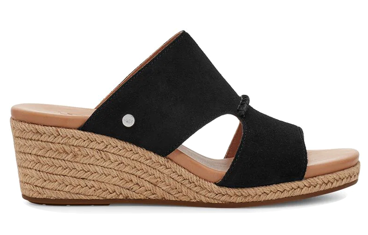 (W) UGG Eirene Black 'Breathable Trend Slippers' 圖 2