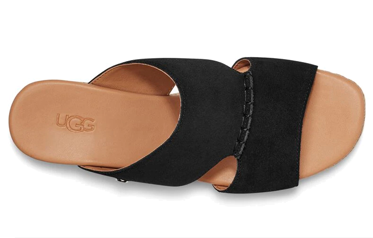 Shop (W) UGG Eirene Negro 'Pantuflas Transpirables de Moda' 1120036-BLK