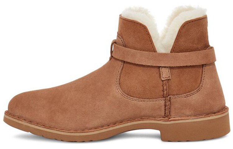 (Women) UGG Elisa Fleece Lined Snow Boots Brown 1116107-CHE