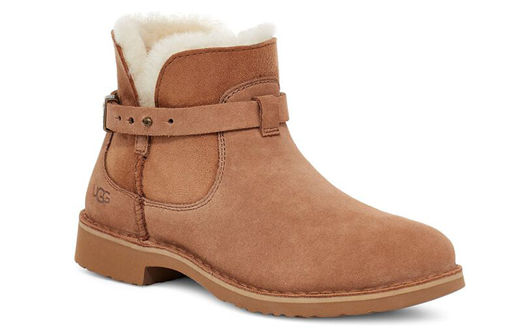 Lookbook (Women) UGG Elisa Fleece Lined Snow Boots Brown 1116107-CHE