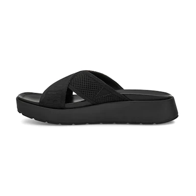 (W) UGG Emily Mesh 'Black Fashion Slide'