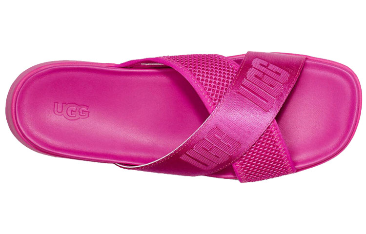 Shop UGG Emily 網狀拖鞋 女款 火龍果色