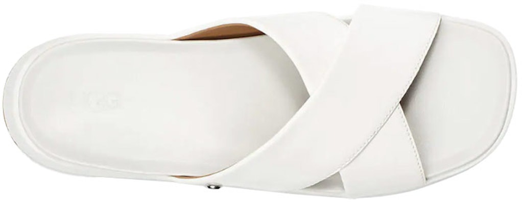 UGG Emily 漆皮鞋面 拖鞋 女款 白色 Purchase UGG Emily 漆皮鞋面 拖鞋 女款 白色