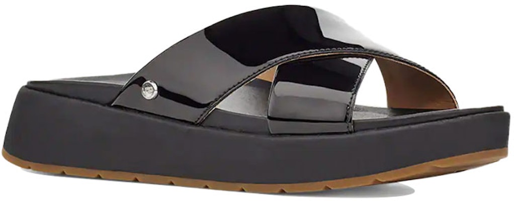 (Women) UGG Emily Patent Leather Black Slippers 1107896-BLK Lookbook (Women) UGG Emily Patent Leather Black Slippers 1107896-BLK