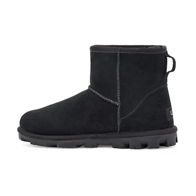 (W) UGG Essential Mini Classic Fleece Lined Black