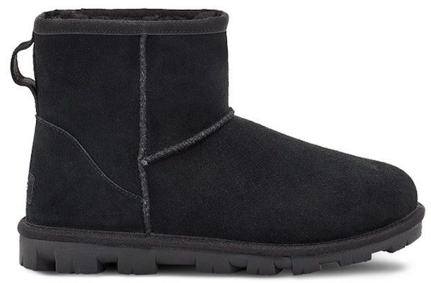 (Women) UGG Essential Mini Classic Fleece Lined Black 1115030-BLK Order (Women) UGG Essential Mini Classic Fleece Lined Black 1115030-BLK