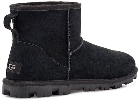 (Women) UGG Essential Mini Classic Fleece Lined Black 1115030-BLK Shop (Women) UGG Essential Mini Classic Fleece Lined Black 1115030-BLK