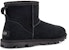 (W) UGG Essential Mini Classic Berbulu Hitam 1115030-BLK