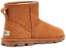 Purchase UGG 必備 絨面 時尚簡潔 短中筒 雪地靴 女款 栗子棕色
